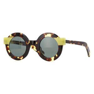 New KALEOS Havana Round Sheridan 008 Sunglasses Women